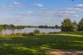 That landscape and nature of the river maas