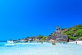 Landscape nature of Similan Island, Similan Island, a world natural beauty in summer, season tourists want to travel, to Thailand