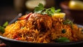 Delicious Indian Spicy Chicken Biryani