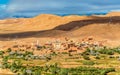 Landscape near Ait Ben Haddou village in Morocco Royalty Free Stock Photo
