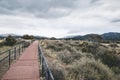 Landscape near downtown Santa Fe, New Mexico, USA Royalty Free Stock Photo