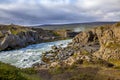 Landscape near Godafoss warerfall in Iceland2 Royalty Free Stock Photo