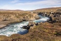 Landscape near Godafoss waterfall in Iceland Royalty Free Stock Photo