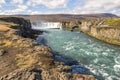 Landscape near Godafoss waterfall in Iceland Royalty Free Stock Photo