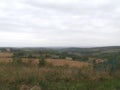 Landscape near hill & x22;Fruska gora& x22; in serbia