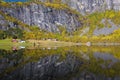 landscape near Otta river, Norway Royalty Free Stock Photo