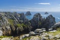 Landscape near Pen-Hir cape (Pointe de Pen-Hir), Camaret-sur-Mer, Crozon, Brittany, France Royalty Free Stock Photo