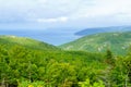 Landscape near Pleasant Bay, in Cape Breton Highlands National Park Royalty Free Stock Photo