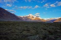 A landscape near Rangdum on the way to Zanskar, Royalty Free Stock Photo