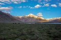 A landscape near Rangdum on the way to Zanskar, Royalty Free Stock Photo