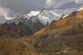 A landscape near Rangdum on the way to Zanskar, Royalty Free Stock Photo