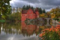 Landscape near Red /Cervena/ Lhota castle /Zamek/ , Czech Republich Royalty Free Stock Photo