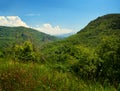 Landscape near sort on the Pyrenees of Spain Royalty Free Stock Photo