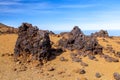 Landscape near Teide volcano, Tenerife Royalty Free Stock Photo