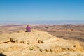 Landscape of the Negev desert, Israel