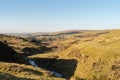 The landscape of Nenthead, Cumbria which mined for lead