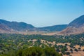 Landscape of Nisyros volcano in Greece Royalty Free Stock Photo