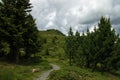 Landscape at the Nock Alp Street, Carinthia, Austria Royalty Free Stock Photo