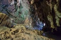 Landscape of Nok Nang Aen Cave at Lam Khlong Ngu National Park, Kanchanaburi, Unseen in Thailand