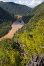 Landscape of Nong Khiaw and Ou river, Laos