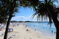 Landscape of Noosa Heads manin beach Queensland Australia