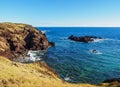 Landscape of Easter Island, Chile Royalty Free Stock Photo