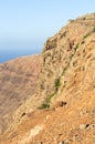 Landscape of north-east shore of Lanzarote, Spain Royalty Free Stock Photo