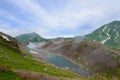 Landscape of Northern Japan Alps Royalty Free Stock Photo