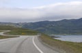 Landscape of Norwegian fjord