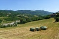 Landscape of the Nure valley near Bettola