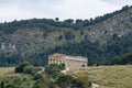 Old Greek Doric temple of Segesta, Sicily, Italy Royalty Free Stock Photo