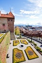 Landscape of old town at Lausanne, Switzerland 2 Royalty Free Stock Photo
