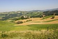 Landscape in the Oltrepo Pavese (Italy) Royalty Free Stock Photo