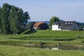 Landscape at Ooijpolder Royalty Free Stock Photo