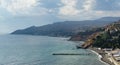 Landscape opened from observation deck of Church-lighthouse of St. Nicholas Miracle-Worker of Myra at Malorechenskoye village