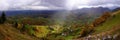 Landscape over Magura - Zarnesti, Romania