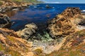 Landscape of Pacific Ocean at Garrapata State Park Royalty Free Stock Photo