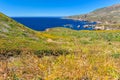 Landscape of Pacific Ocean at Garrapata State Park Royalty Free Stock Photo