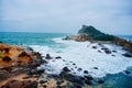 The landscape of Pacific ocean and Yeliu geopark at Taipei, Taiwan, Republic of China