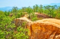 Adobe cliffs of Pai Canyon, Thailand