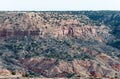 Landscape in Palo Duro Canyon in Texas