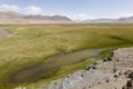 Landscape in the Pamir mountains in the area of Murghab