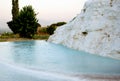 Landscape of Pamukkale, Turkey, Royalty Free Stock Photo