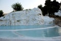 Landscape of Pamukkale, Turkey, Royalty Free Stock Photo