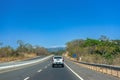 Landscape at Pan American Highway in District Chiriqui, Panama Royalty Free Stock Photo