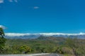 Landscape at Pan American Highway in District Chiriqui, Panama Royalty Free Stock Photo