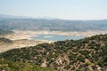 Landscape panorama of Cine Dam Lake (aka Adnan Menderes BarajÃÂ±, Cine), Aydin, Turkey