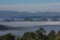 Landscape panorama Kalaw Shan state Myanmar Royalty Free Stock Photo