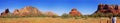 Landscape Panorama - Monument Valley Royalty Free Stock Photo