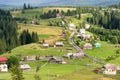 Landscape panorama Tihuta pass - Romania